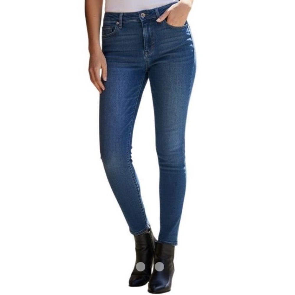 PAIGE Women's Classic Blue Skinny Jeans